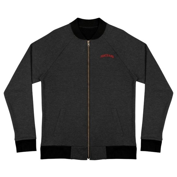 PokeGang Unisex Black Polyester Long Sleeve Full Zip Lamborghini Bomber Jacket - Picture 1 of 12